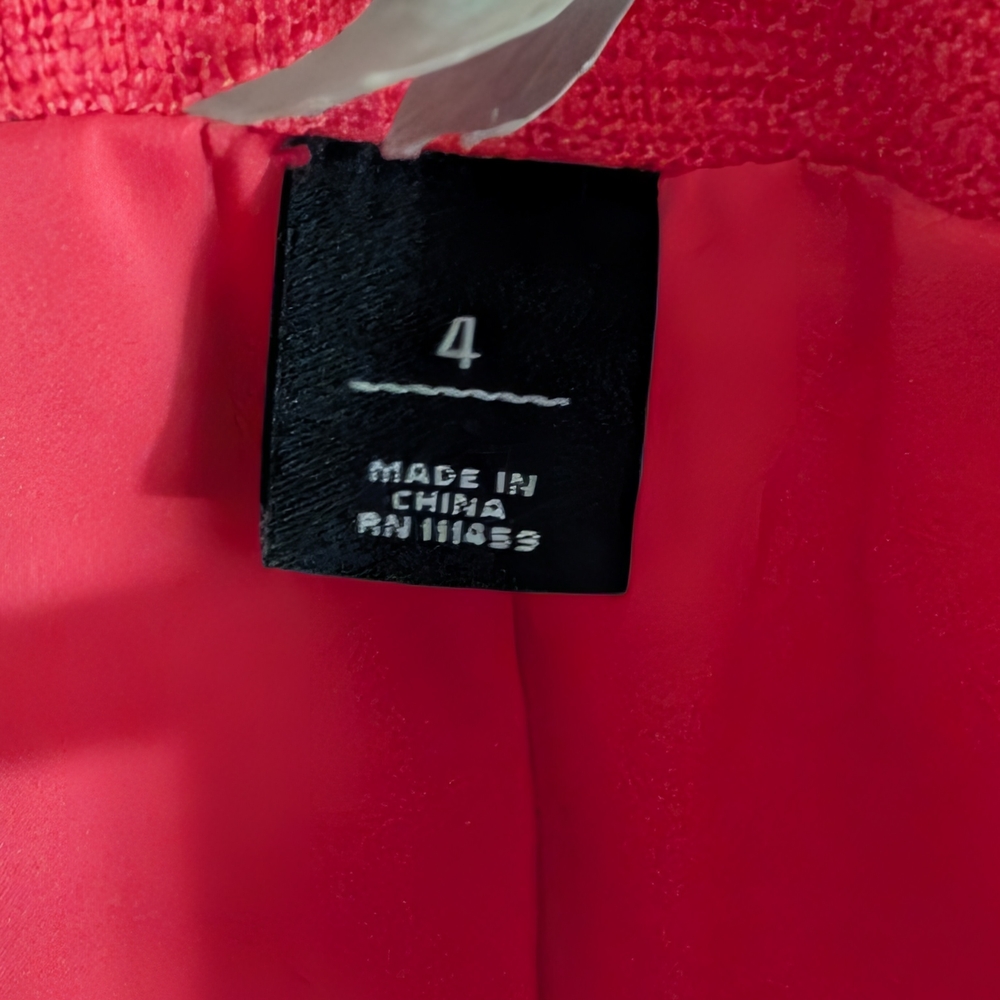 White House Black Market Coral Textured Jacket - Picture 5 of 14